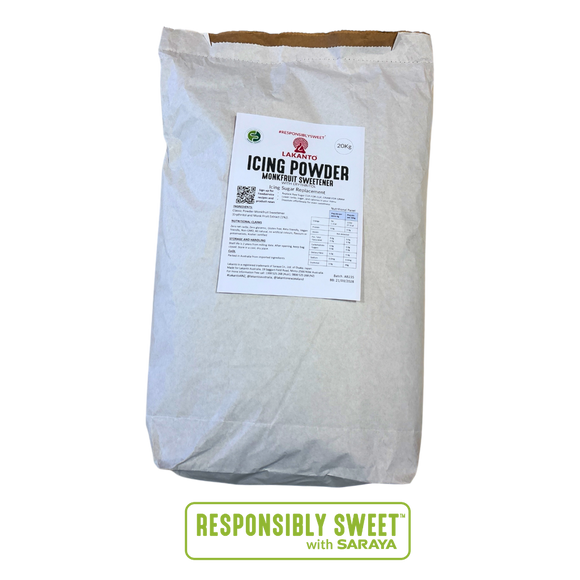Lakanto Icing Powder Monkfruit 1:1 Pure Icing Sugar Substitute Bulk 20kg