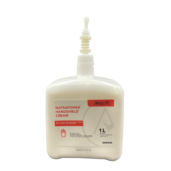 Alsoft NatraPower HandShield Cream 1L (Dispenser Required)