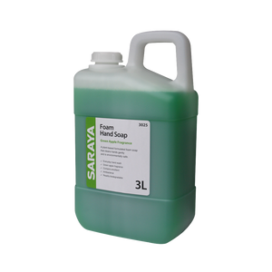 Saraya Foam Hand Soap Green Apple 3L