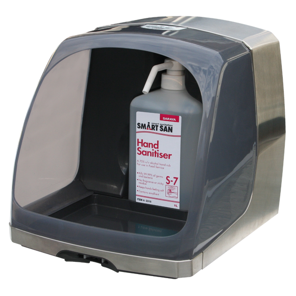 Saraya HDI-9000 No-Touch Dispenser includes S-7 1L Hand Sanitiser