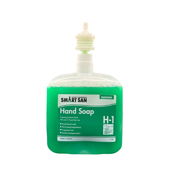 H-1 SMARTSAN Foam Hand Soap Antibacterial 1.1L, 4 Bottles per Carton