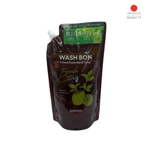 Wash Bon Prime Foam Hand Soap Herbal Citrus 500mL Refill
