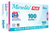 Microlite Plus Nitrile Disposable Gloves - 100 Gloves per box